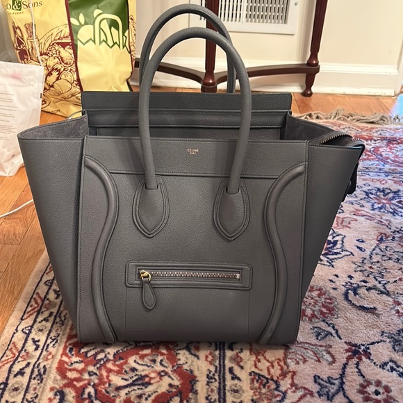 Celine Mini Luggage Tote Color Kohl - Picture 1 of 10